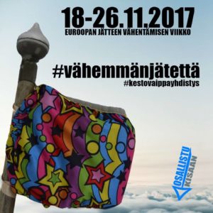 Read more about the article Euroopan jätteen vähentämisen viikko 18.-26.11.2017