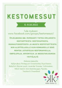 Read more about the article Kestomessut 6.-9.10.2022