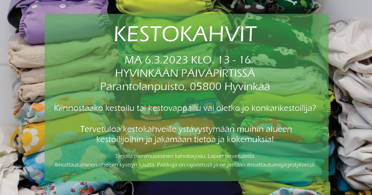 You are currently viewing Kestokahvit Hyvinkäällä 6.3.